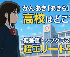 かんあき【あきら】の高校はどこ？偏差値トップクラスの超エリート？