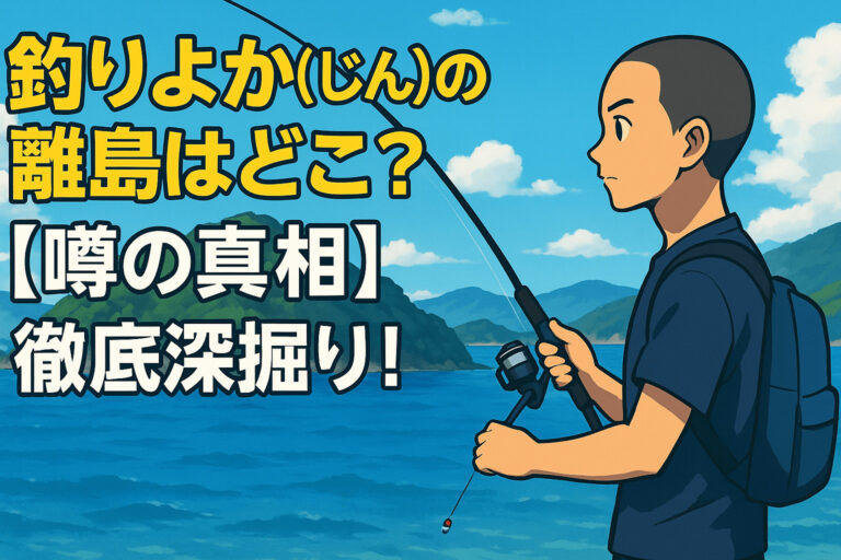 釣りよか(じん)の離島はどこ？【噂の真相】徹底深掘り！