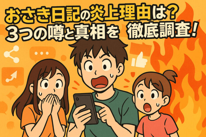おさき日記の炎上理由は？3つの噂と真相を徹底調査！