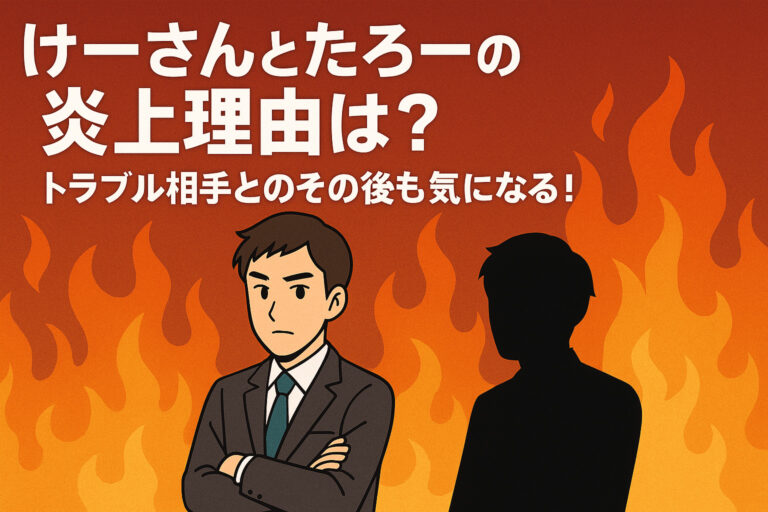 けーさんとたろーの炎上理由は？トラブル相手とのその後も気になる！
