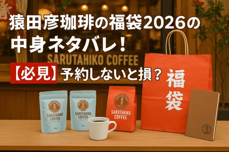 猿田彦珈琲の福袋2026の中身ネタバレ！【必見】予約しないと損？