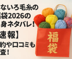 なないろ毛糸の福袋2026の中身ネタバレ!【速報】予約や口コミも調査!