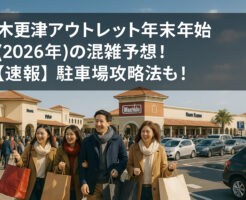 木更津アウトレット年末年始(2026年)の混雑予想！【速報】駐車場攻略法も！