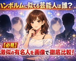 ハンボルムに似てる芸能人は誰?【必見】激似の有名人を画像で徹底比較!