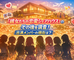 「彼女たちの恋愛シェアハウス」のその後を調査!出演メンバーの現在は?
