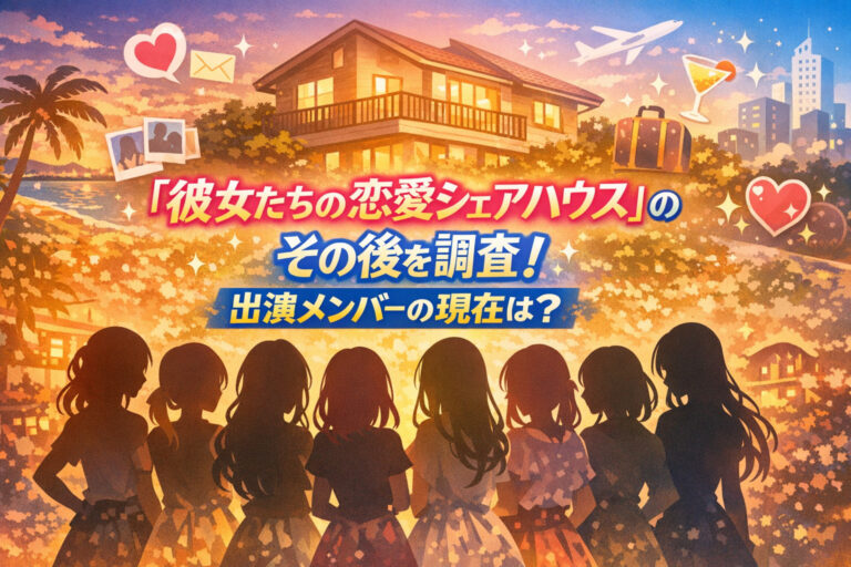 「彼女たちの恋愛シェアハウス」のその後を調査！出演メンバーの現在は？